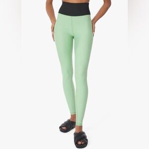 WeWoreWhat- Green High-Waisted Leggings small NWT